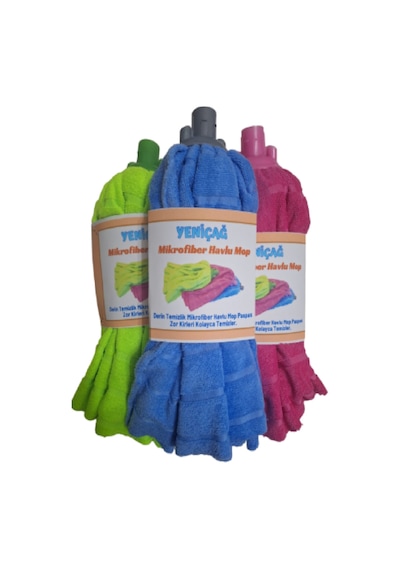 Yeniçağ 2 Adet Mikrofiber Havlu Mop Paspas