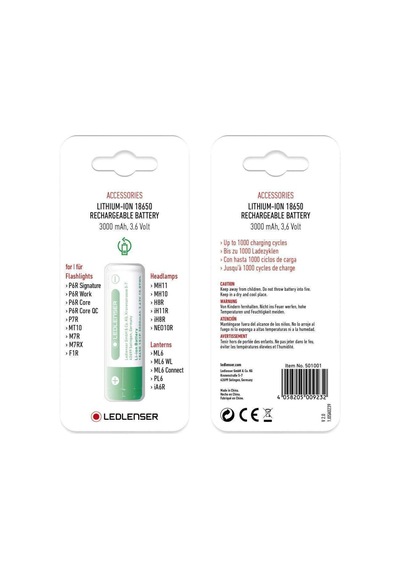 Ledlenser Lı-on 3400 Battery 501001