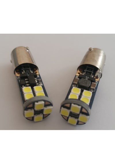 Zembil Femex H21W Led 12 Ledli 650 Lumen Bay9S Beyaz