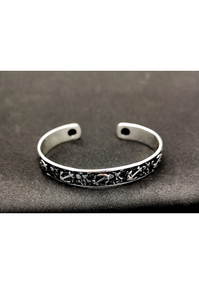 Omar Silver 925 Ayar Gümüş Çapa Motifli Erkek Bileklik Omar Silver 925 Ayar Gümüş Çapa Motifli Erkek Bileklik