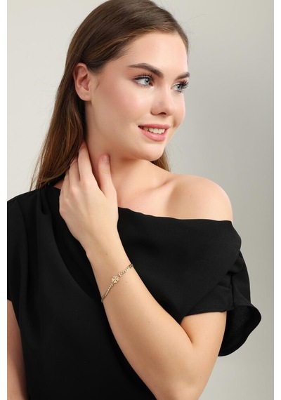 Gurmetli Yonca Bileklik 19 Cm En 4 Mm T14462 Renkli