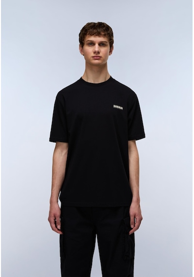 Napapijri S-small Box Ss Erkek T-shirt-30435 Siyah