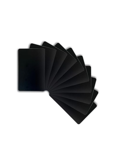 Ntag213 Nfc Kart, Siyah Renk, 10 Adet Paket İçerisinde