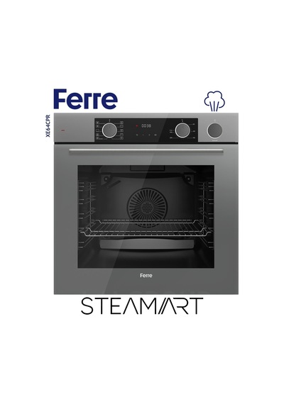 Ferre Steamart Ss Serisi XE64CPR + SS208 + D081 - Kare Set Gri