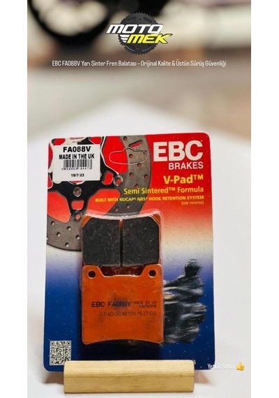 Yamaha Xvs 1100 V-star Silverado Arka 03-09 Ebc Fa088v Yarı Sinter Fren Balatası  Kalite