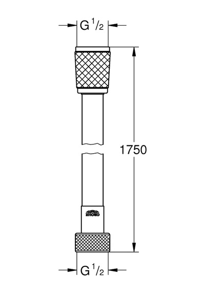 Grohe Relexaflex Duş Hortumu, 175 Cm Krom, 28154002 Krom