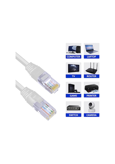 20 Metre Cat6 Patch Kablo 20m Ethernet Kablosu UTP Lan Kablosu