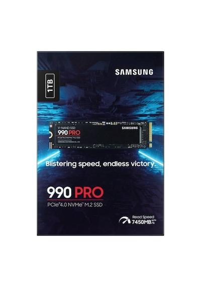 Samsung Uyumlu Mz-v9p1t0bw, 990 Pro, 1tb, 7450/6900, Gen4, Nvme Pcıe M.2 2280, Ssd Türkiye Distribütörü Garantili