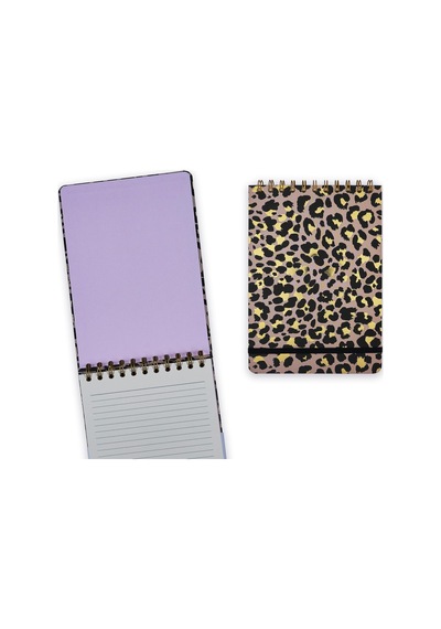A5 Spiralli Leopard - Classic Gold Çok Renkli