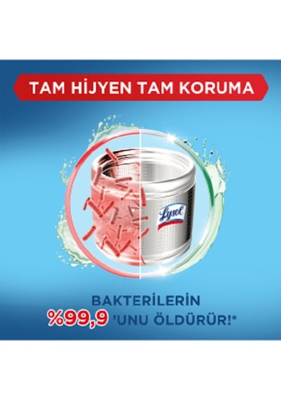 Lysol Antibakteriyel Çamaşır Makinesi Temizleyici Çam Ve Okaliptus Ferahlığı 2X250 Ml