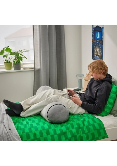 Ikea Blaskata Tek Kişilik Nevresim Takımı 150 X 200 Cm Yeşil