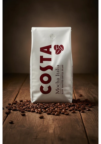 Costa Coffee Espresso Blend Çekirdek Kahve 1 Kg Medium Roast Çekirdek Kahve