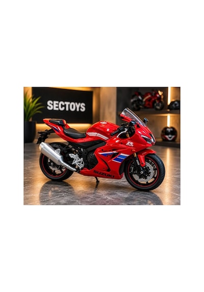 Suzuki Gsx R1000 Diecast Model Motosiklet Suzuki Yarış Motorsikleti Oyuncak Model