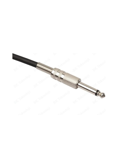 3 Pin XLR Dişi to 6.35mm Mono Erkek Mikrofon Ses Kablosu 5Metre