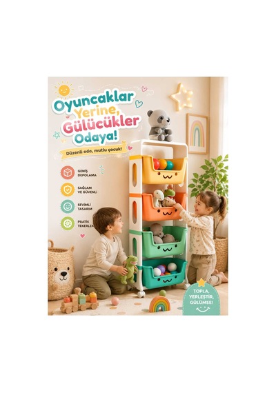 Renkli Düşler Oyuncak Dolabı Oyuncak Saklama Kutusu Oyuncak Box Çok Amaçlı Dolap Çok Renkli Renkli Düşler Oyuncak Dolabı Oyuncak Saklama Kutusu Oyuncak Box Çok Amaçlı Dolap Çok Renkli