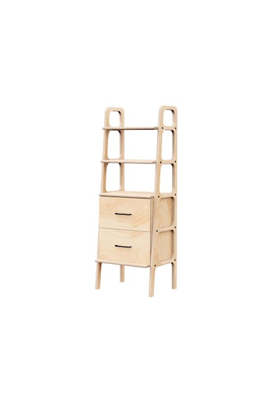 Woodesk Stanza, Ahşap, 140x50, Natural Renk, Kitaplık Cpt4677-50
