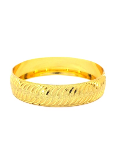 Ferizz Altın Kaplama Rüzgar Model 1.5 Cm Bilezik Blz-3026 Altın