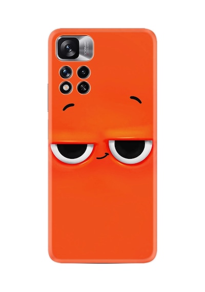 Xiaomi Redmi Note 11 Pro Plus 5g Kılıf Resimli Desenli Silikon Platinium Series Orange 1830