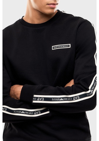 Ea7 Pamuklu Regular Fit Bisiklet Yaka Sweat Erkek Sweat 7m002195 Af10377 Uc001 Siyah