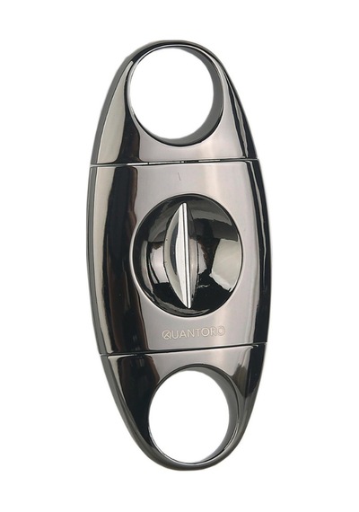 Quantoro Gunmetal Metal V-cut Puro Makası Kesici - Trz2001