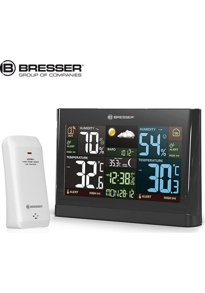 Bresser Meteo Thmb Radyo Kontrollü Meteoroloji İstasyonu Gri