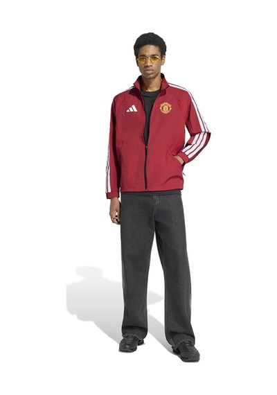 Adidas Erkek Ceket "manchester United Home Anthem Jacket" Kv6731 Kırmızı