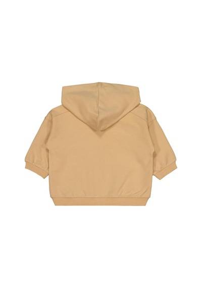 Civil Baby Civil Basic Timeless Kapüşonlu 6-18 Ay Hırka Sütlü Kahve
