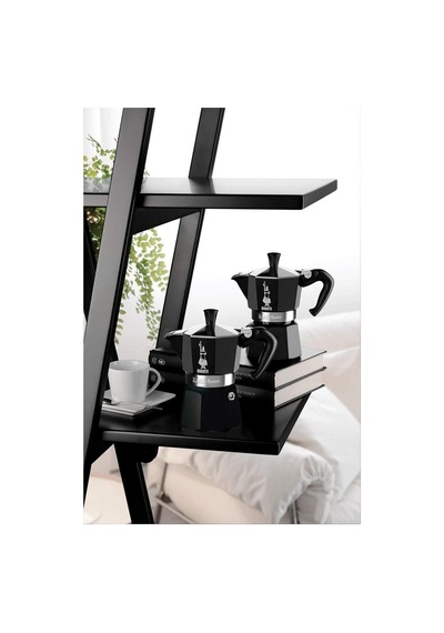Bialetti Durnes - Moka Express Siyah 3 Cup / Moka Pot 7693363853638