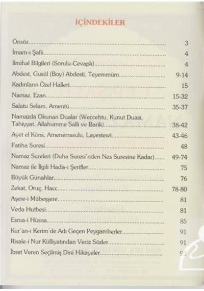 Şafii Abdest Gusül ve Namaz Hocası (Cep Boy)  - Mustafa Uyan  - Merve Yayınları