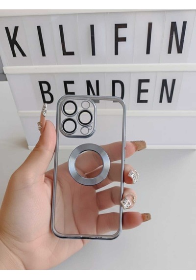 Apple Uyumlu iPhone 14 Pro Kamera Lensli Kılıf Modeli Mavi