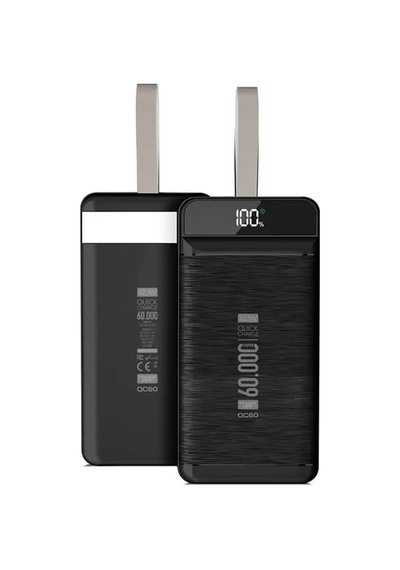 Qc60 60000 Mah 3.0 Kablolu 22.5w