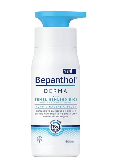 Derma Temel Nemlendirici Günlük Vücut Losyonu 400 Ml