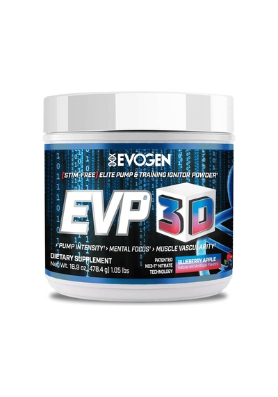 Evogen Evp 3d Preworkout Beta Alanine Arginine Nitrate Creatine Tyrosine Dmae Lions Mane Energy Pump