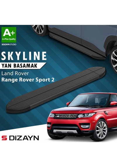 S-dizayn Land Rover Range Rover Sport 2 Skyline Siyah Yan Basamak 193 Cm 2013-2022 A+ Kalite