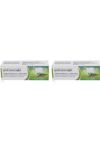 Kekik Özlü Diş Macunu 75ml 2 Paketi