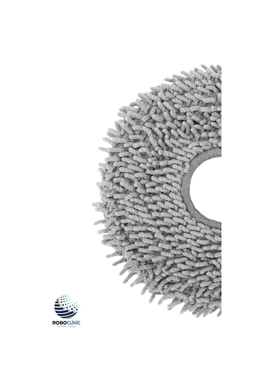 Roborock Q Revo C Robot Süpürge Uyumlu Yedek Microfiber 2 Adet Mop Paspas