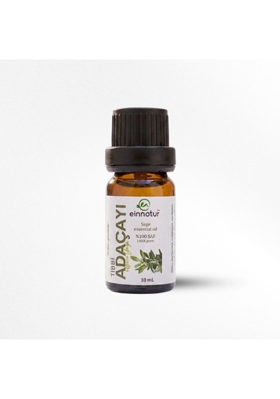 Adaçayı Uçucu Yağı, Salvia Officinalis Essential Oil %100 Saf, 10 Ml