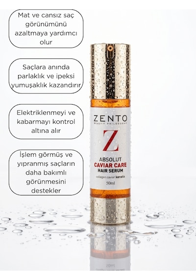 Zento Absolute Caviar Care Hair Havyar Bakım Serum 50 ML