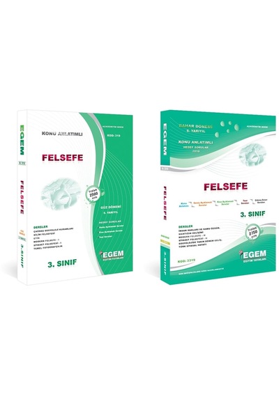 Aöf 3. Sınıf Felsefe Güz-bahar Konu Anlatımlı Soru Bankası