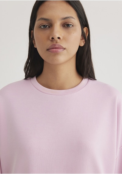 Mavi - Bisiklet Yaka Pembe Sweatshirt 168837-71117 Pembe