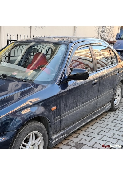 Honda Civic 1996 2000 Yarasa Ayna Kapağı - Parlak Siyah - Abs Plast