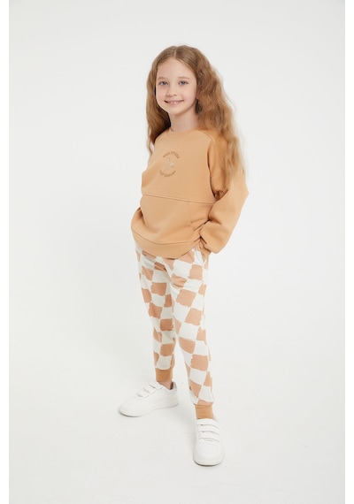 RolyPoly Wild Stylish Camel Kız Çocuk Eşofman Takım Camel