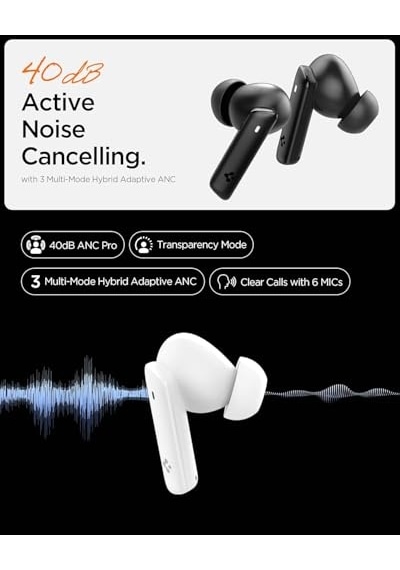 Tws P20 Bluetooth Kablosuz Kulaklık - Anc Pro Aktif Gürültü Engelleme Enc 6 Mikrofon - 10mm Lcp Graphene Sürücü - Genel