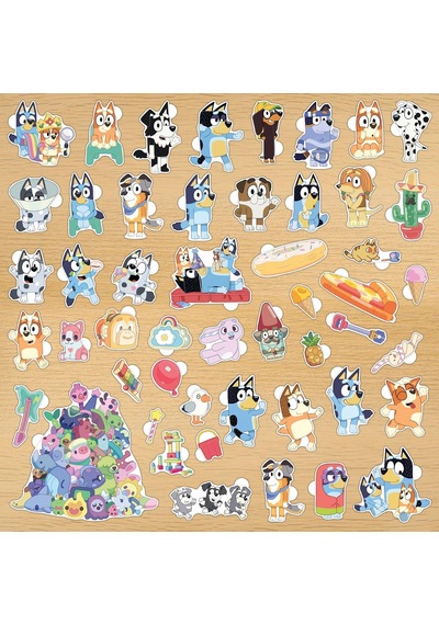 Bluey Decal Variety Pack 100'lü Paket Çıkartma Çeşitlilik Paketi