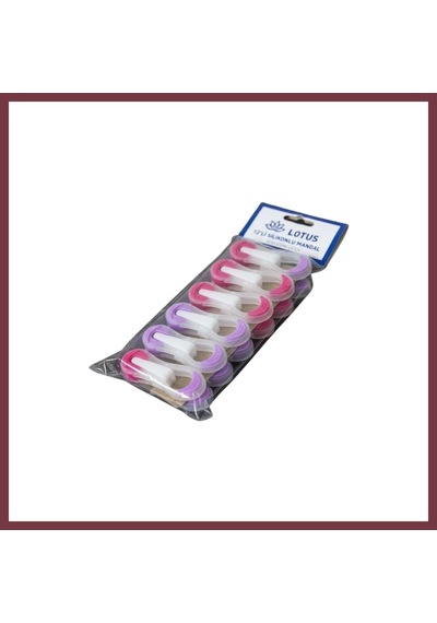 Storeşahin Yaysız 12'li Silikon Mandal Shn0720 Çok Renkli