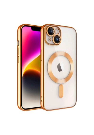 Apple İphone 13 Kılıf Kross Magneticsafe Kapak - Turuncu