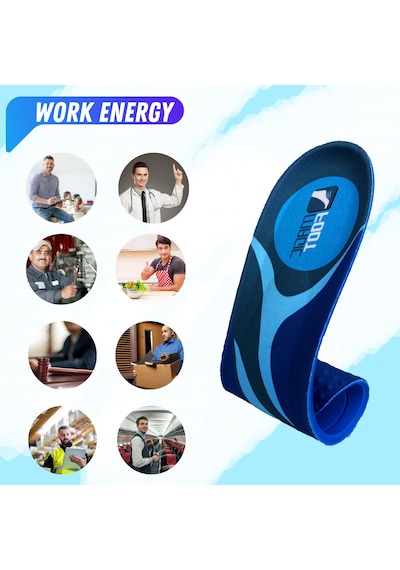 Magicfoot Workenergy İş Tabanlığı - Uzun Süreler Ayakta Çalışan İçin - High Memory Foam - Ortopedik Tabanlık