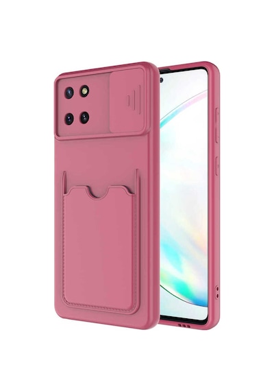 Samsung Uyumlu Galaxy A81 Note 10 Lite Kılıf Zore Kartix Kapak Koyu Mor