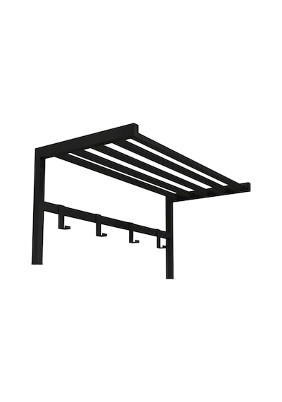 Bofigo Metal Duvar Askısı Metal Askılık Elbise Askılığı Siyah