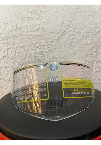 M-910 Kask Camı Siyah-şeffaf